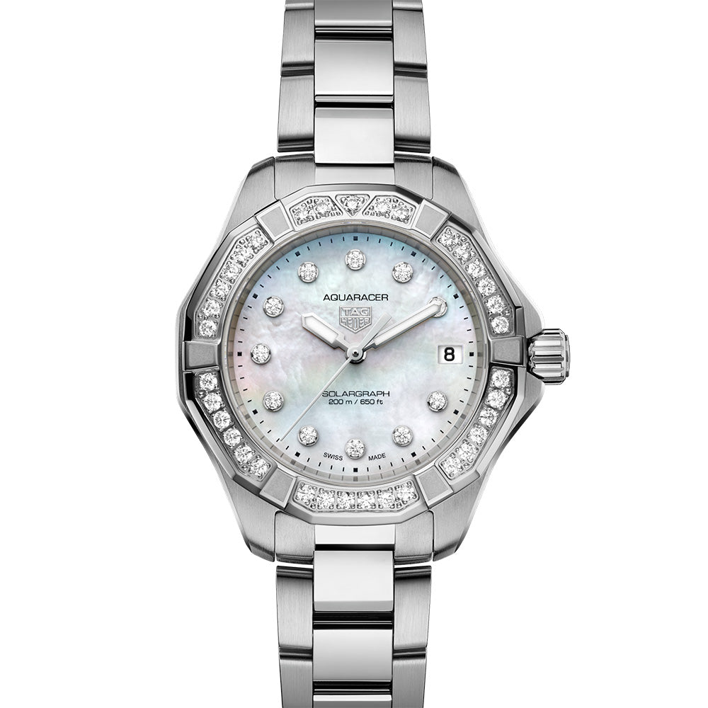 アクアレーサー プロフェッショナル200 ソーラーグラフ ソーラークォーツ 34 mm WBP1314.BA0005