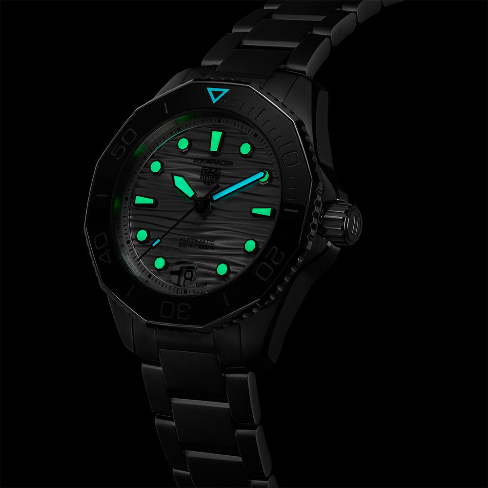 タグホイヤー TAG HEUER WBP231C アクアレーサー プロフェッショナル300 デイト 自動巻き レディース 美品 箱・保証書付き_952622 タグホイヤー TAG HEUER WBP231C アクアレーサー プロフェッショナル