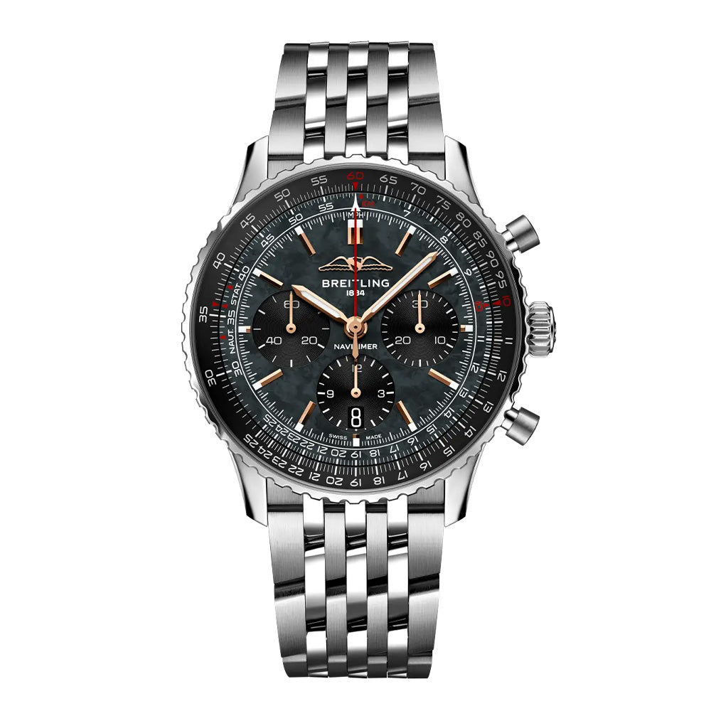 ナビタイマー B01 クロノグラフ ジャパン エディション 43mm 自動巻 AB01381G1B1A1