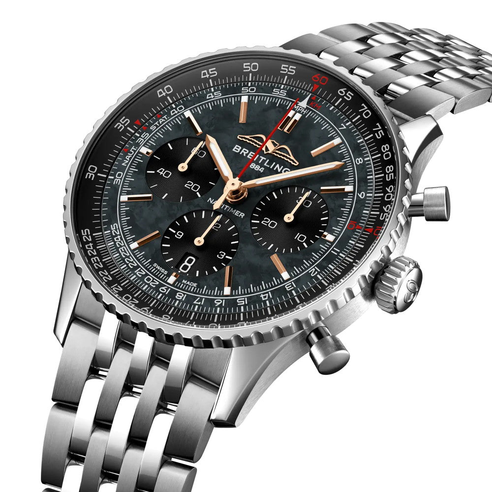 ナビタイマー B01 クロノグラフ ジャパン エディション 43mm 自動巻 AB01381G1B1A1