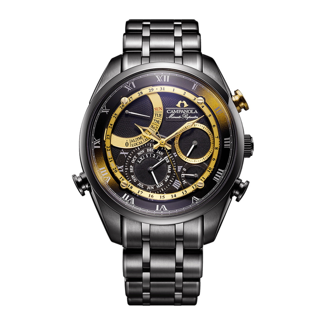 限定250本 25周年記念限定モデル 星響(ほしのひびき) ミニッツリピーター クォーツ AH7064-52E