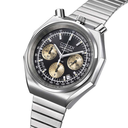 世界限定1,600本 レコードレーベル ツノクロノ クオーツ AN3700-54E シチズン