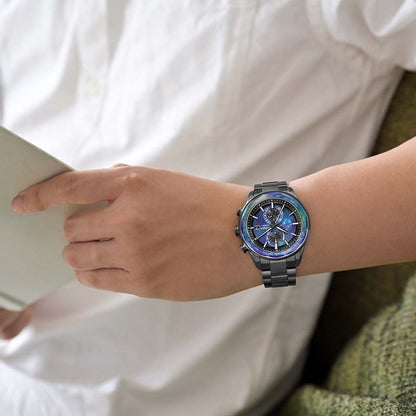 世界限定1,800本 ACT Line ブラックチタン™シリーズ エコ・ドライブ AT8314-53L シチズン