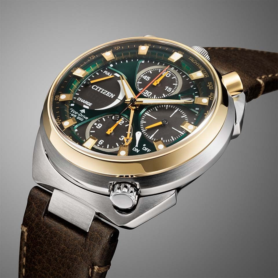 世界限定5,000本 エコ・ドライブ 50周年限定モデル TSUNO CHRONO LAND AV0104-06W シチズン