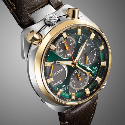 世界限定5,000本 エコ・ドライブ 50周年限定モデル TSUNO CHRONO LAND AV0104-06W シチズン