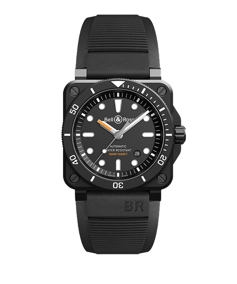 BR 03-92 DIVER BLACK MATTE 自動巻き BR0392-D-BL-CE/SRB ベル&ロス