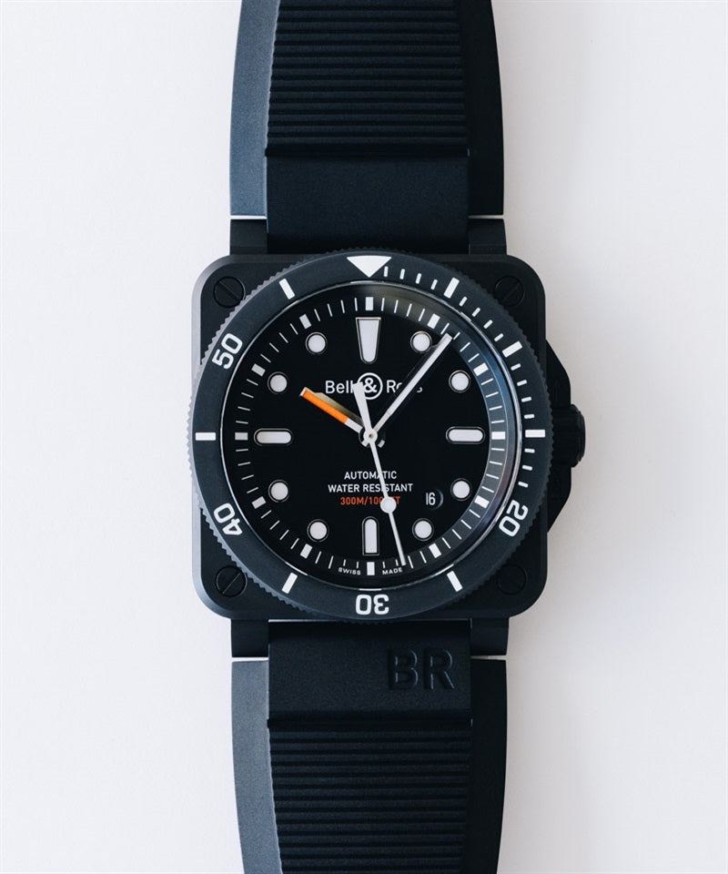 BR 03-92 DIVER BLACK MATTE 自動巻き BR0392-D-BL-CE/SRB ベル&ロス