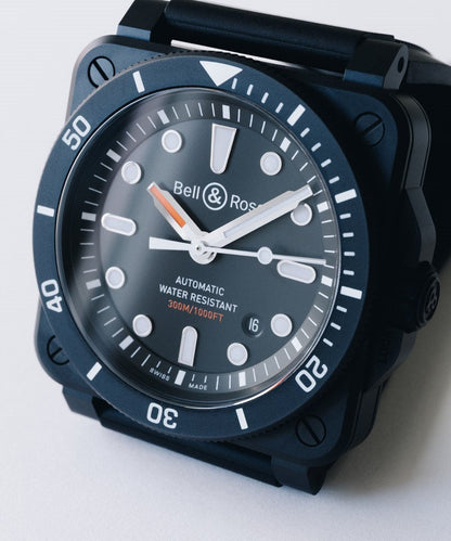 BR 03-92 DIVER BLACK MATTE 自動巻き BR0392-D-BL-CE/SRB ベル&ロス