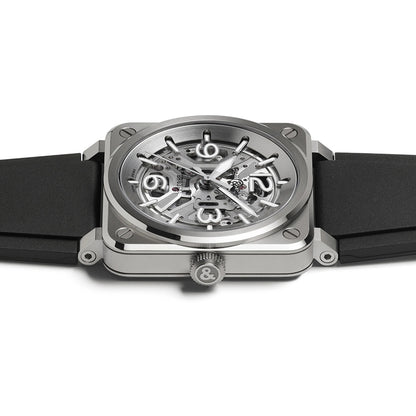 BR-03 SKELETON STEEL 自動巻き 41mm BR03A-BL-SKST/SRB