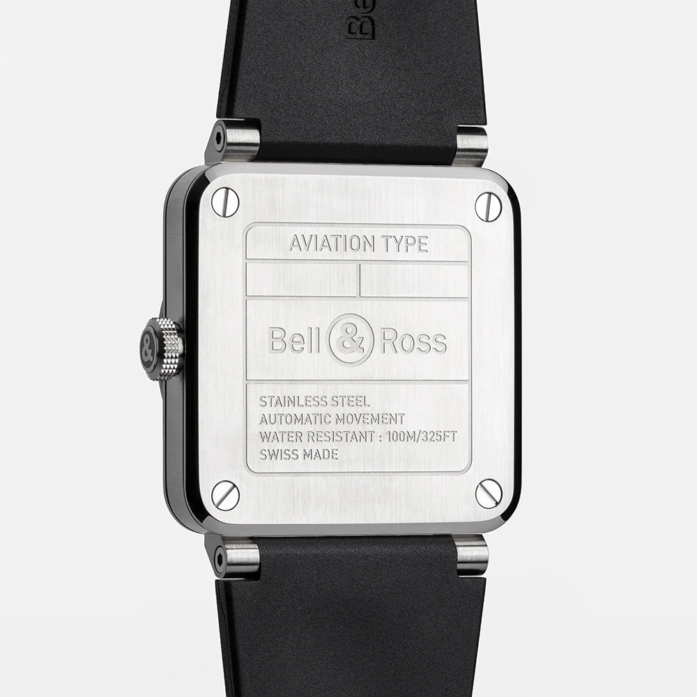 BR-03 SKELETON STEEL 自動巻き 41mm BR03A-BL-SKST/SRB