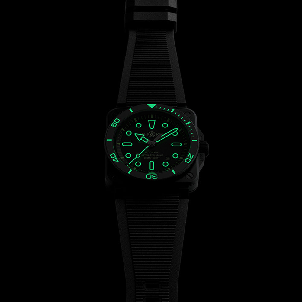 ベル＆ロス 世界限定500本 BR-03 Diver Lum Outline 自動巻き 42mm