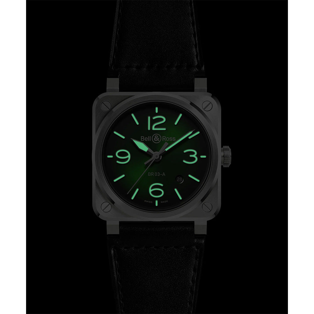 BR-03 Green Steel 自動巻き BR03A-GN-ST/SCA