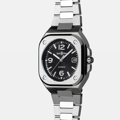 BR 05 BLACK STEEL 自動巻き 40mm BR05A-BL-ST/SST