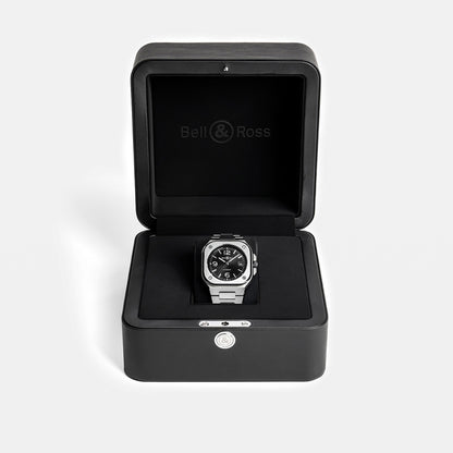 BR 05 BLACK STEEL 自動巻き 40mm BR05A-BL-ST/SST