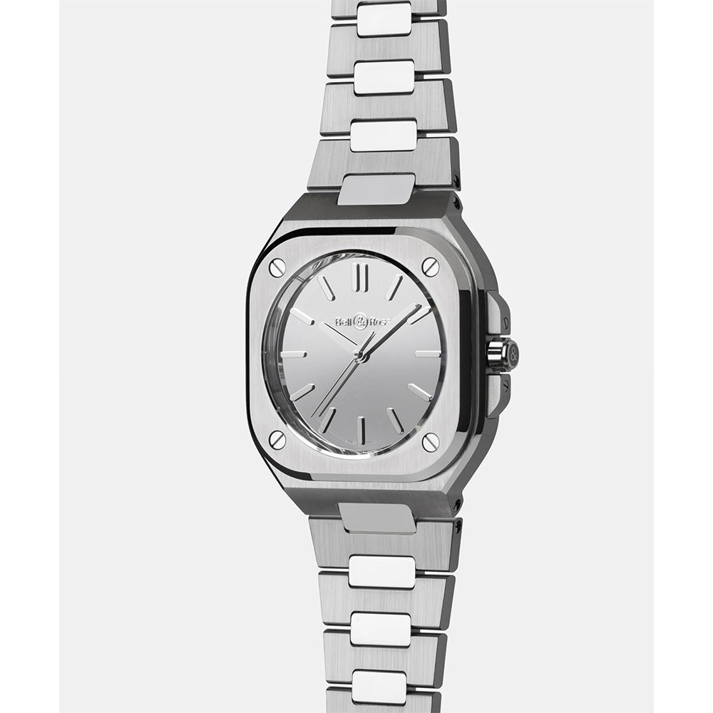 ベル＆ロス 世界限定250本 BR-05 Grey Mirror Steel 40mm 自動巻き