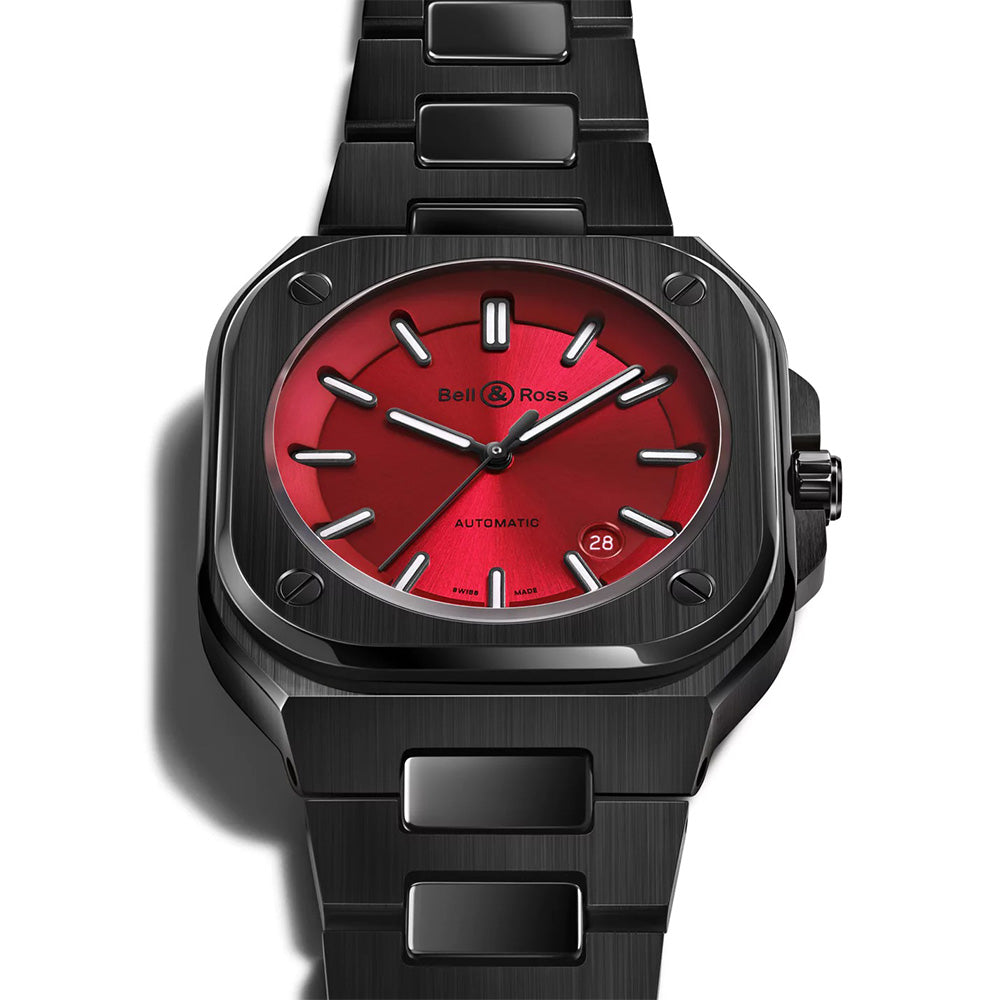 日本限定99本 BR-05 Red Black Ceramic 自動巻き 41MM BR05A-RED-CE/SCE