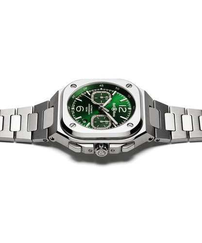 BR 05 CHRONO GREEN STEEL 自動巻き BR05C-GN-ST/SST ベル&ロス