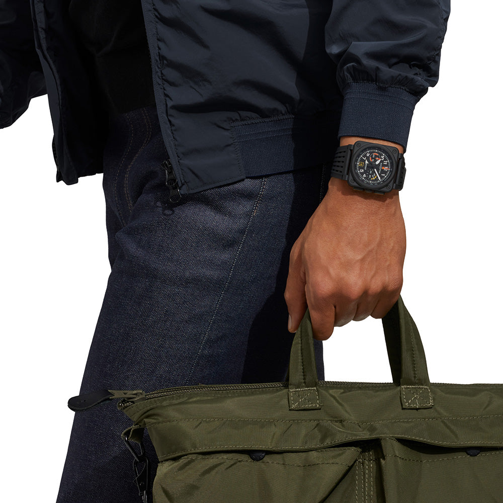 世界限定500本 BR-03 CHRONO RAFALE SOLO DISPLAY 自動巻き 42mm BR0394-RSD-CE/SRB