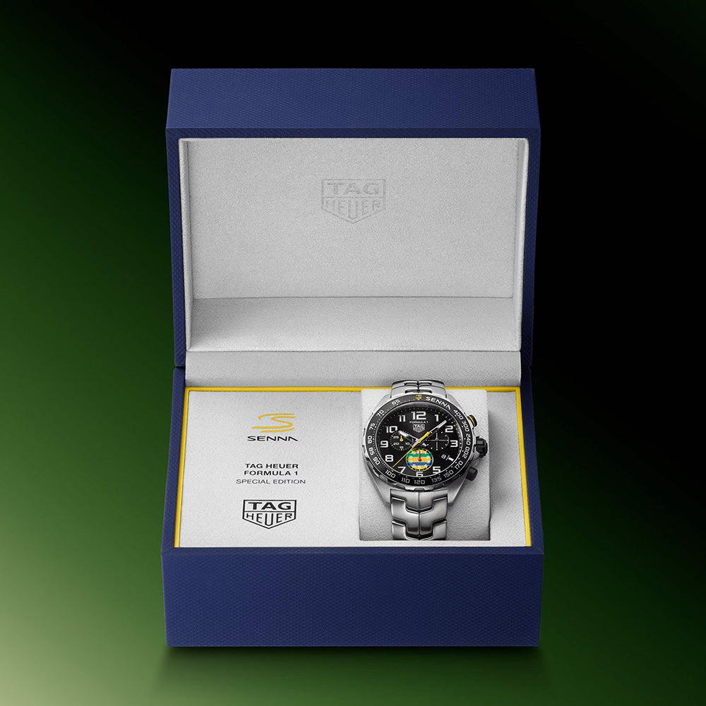 タグ・ホイヤー 世界限定3,000本 フォーミュラ1 クロノグラフ × セナ