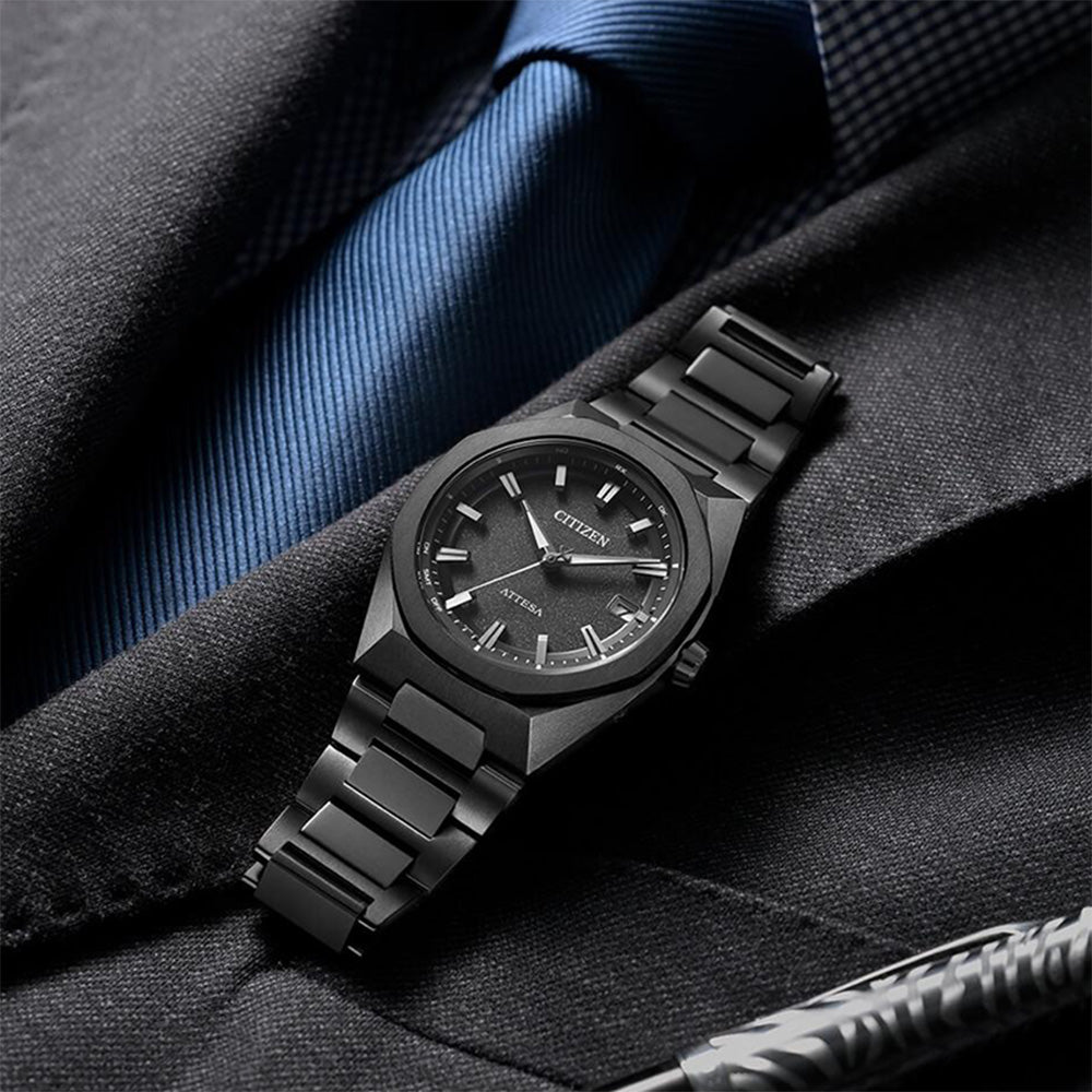 CITIZEN Eco-Drive 腕時計 アテッサブラックチタン　稼働品 シチズン ATTESA ACT Line ブラックチタンシリーズ エコドライブ