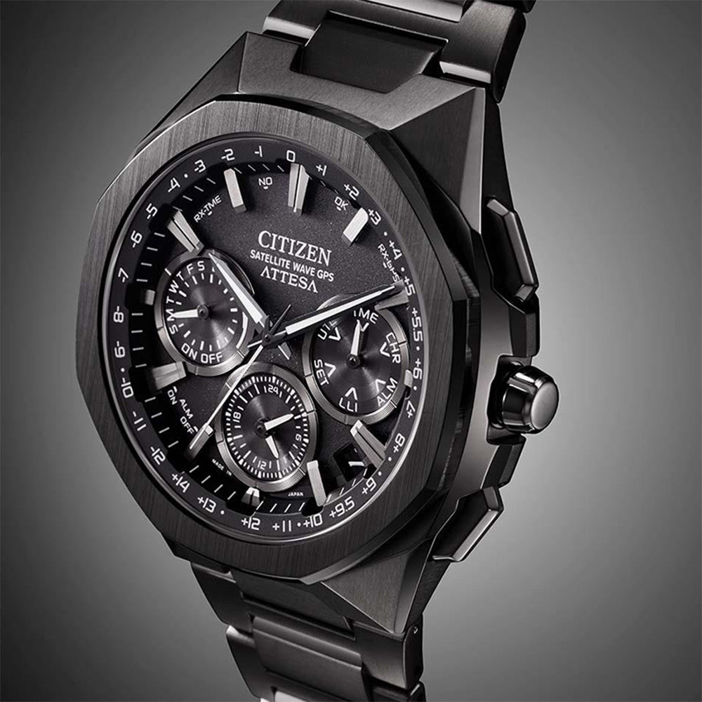 シチズン ATTESA ACT Line ブラックチタンシリーズ エコドライブ