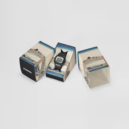 葛飾北斎 深川万年橋下 DIGITAL 5600 SERIES クォーツ DW-5600KHFM25-1JR