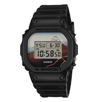 葛飾北斎 山下白雨 DIGITAL 5600 SERIES クォーツ DW-5600KHSH25-1JR