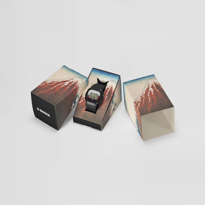 葛飾北斎 山下白雨 DIGITAL 5600 SERIES クォーツ DW-5600KHSH25-1JR