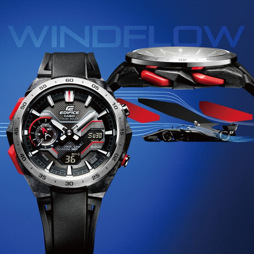 EDIFICE WINDFLOW ソーラー ECB-2200YP-1AJF
