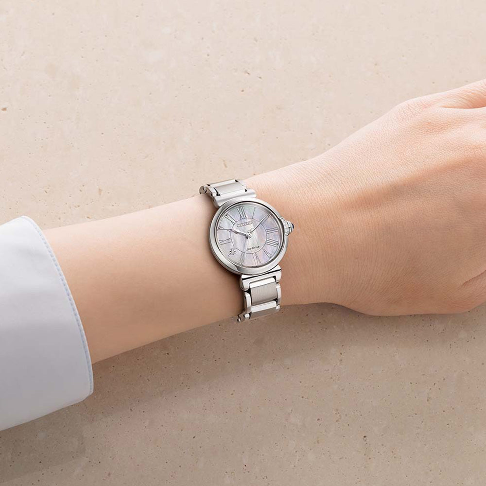 CITIZEN シチズン/シチズン・エル・ラウンドコレクション/電波ソーラー/EM1060-87N/302*****/SAランク/06【中古】 CITIZEN - CITIZEN シチズン/シチズン・エル・ラウンドコレクション