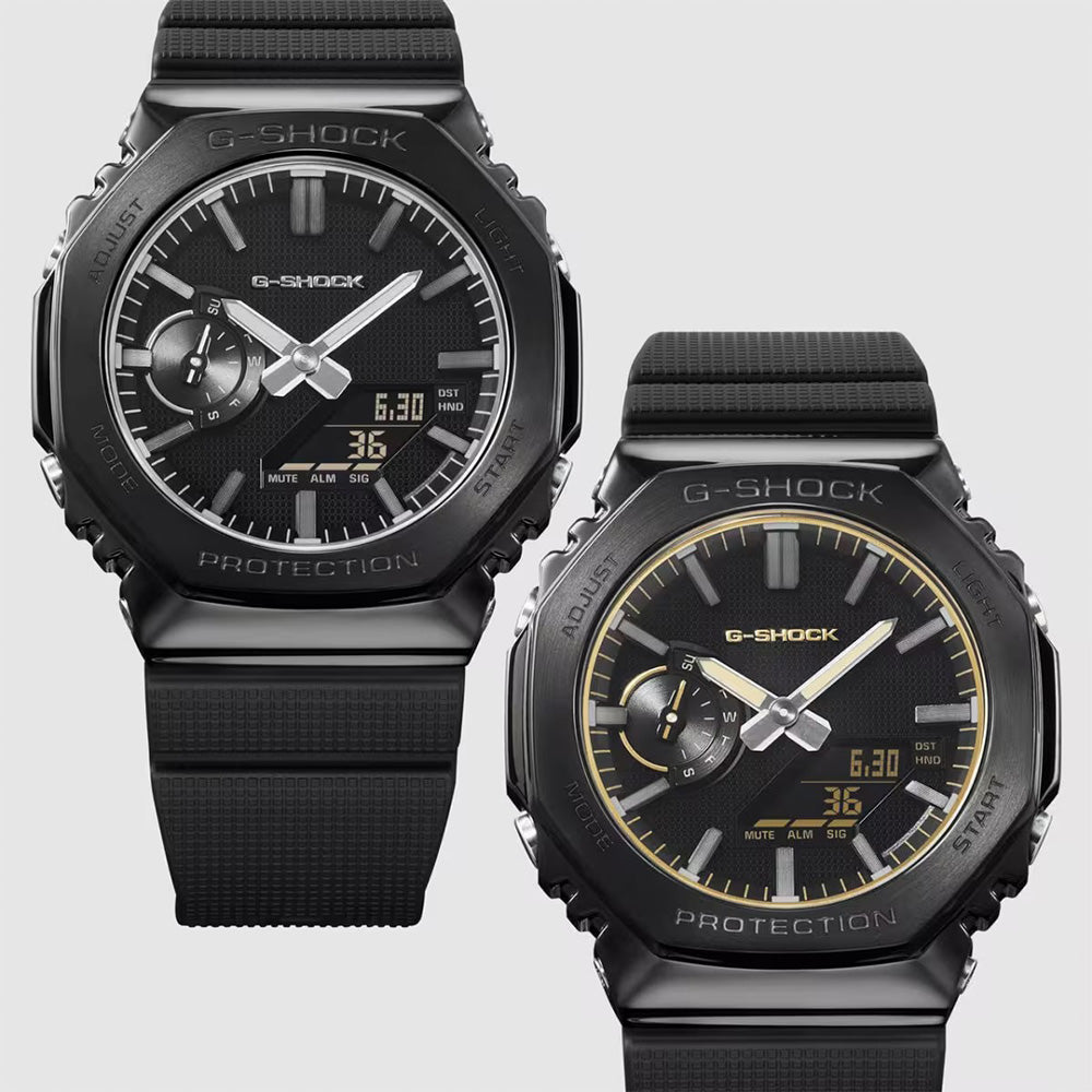 ジーショック ANALOG-DIGITAL LUXE BLACK 2100 Series クォーツ GM