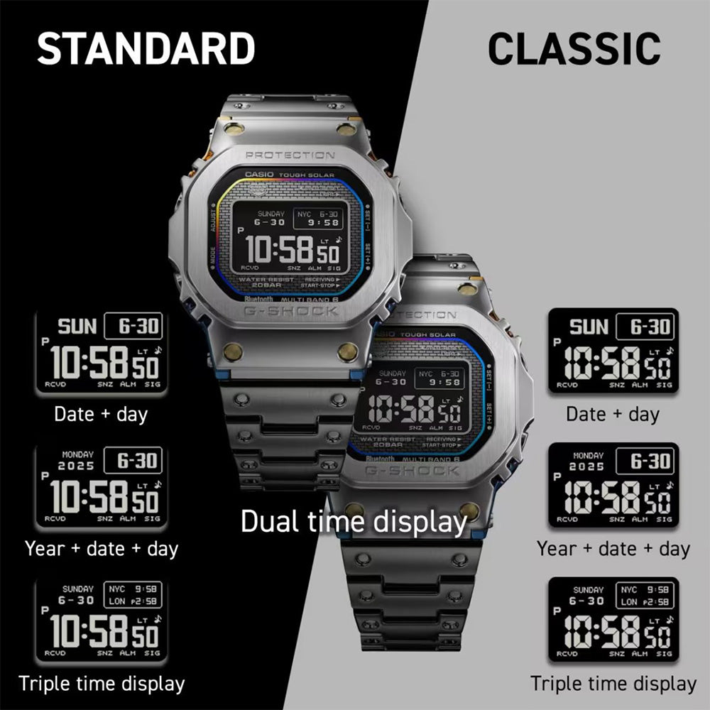 ジーショック FULL METAL 5000 SERIES MIP液晶 ソーラー GMW-BZ5000RC