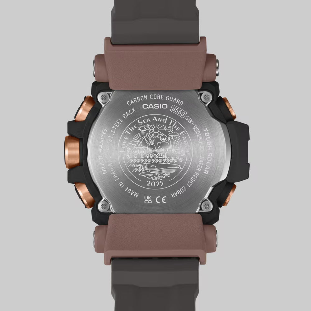 Earthwatch Japanコラボレーションモデル MASTER OF G - LAND MUDMAN 電波ソーラー GW-9502KJ-8JR