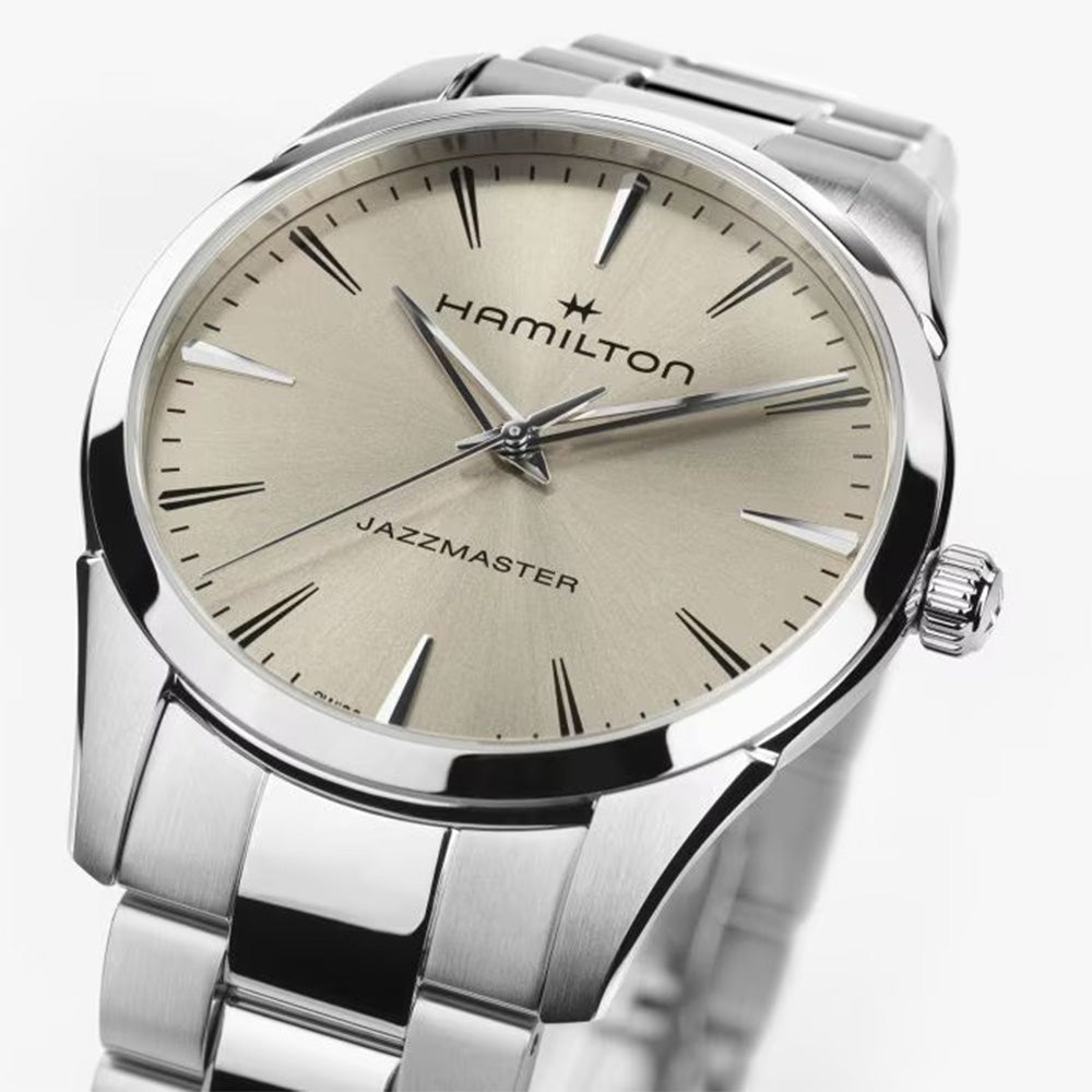 Hamilton クォーツ時計シルバー/ホワイト ハミルトン ジャズマスター クォーツ H32461121 – THREEC WEB