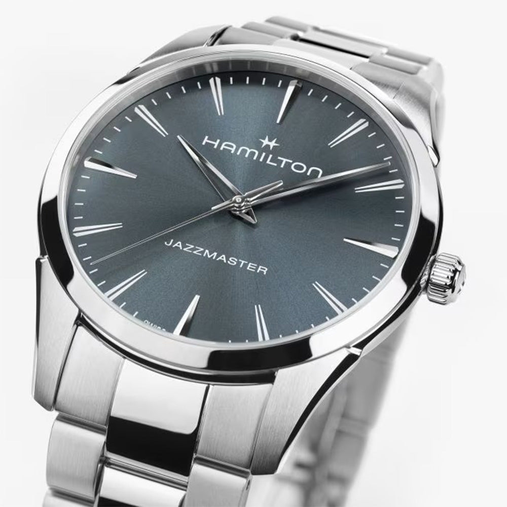 HAMILTON ジャズマスター 　シルバー　腕時計(クォーツ) ハミルトン ジャズマスター クォーツ H32461141 – THREEC WEB
