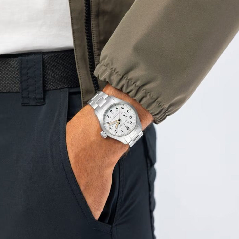 カーキ フィールド メカ パワーリザーブ 40mm 手巻き H69509110