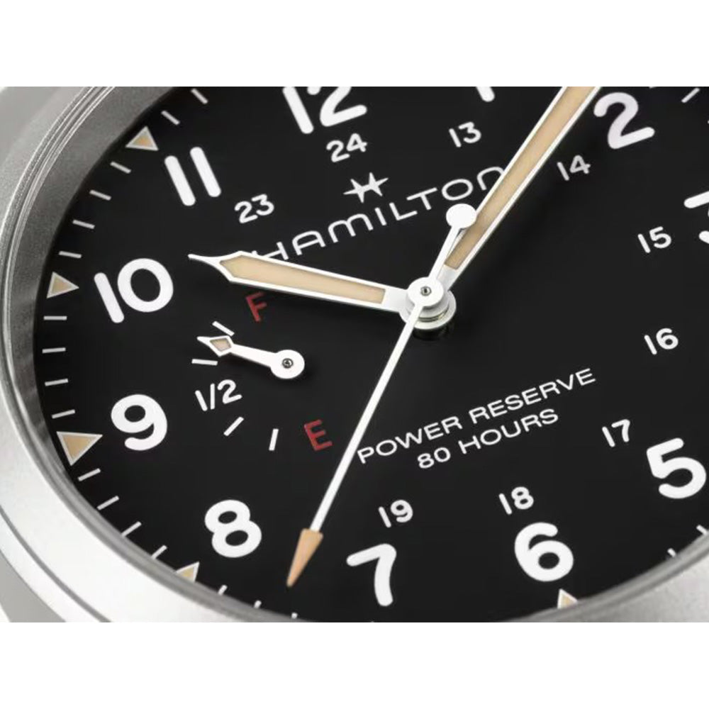 カーキ フィールド メカ パワーリザーブ 40mm 手巻き H69509130