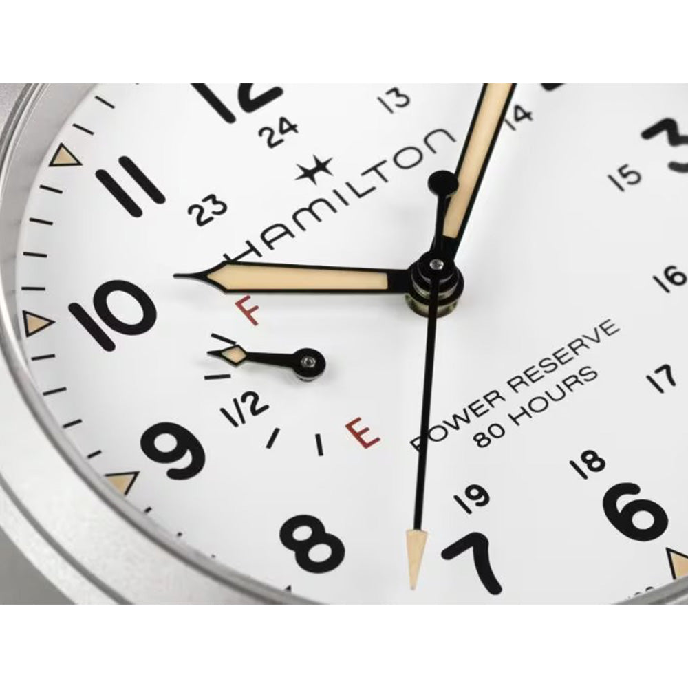 カーキ フィールド メカ パワーリザーブ 40mm 手巻き H69509910