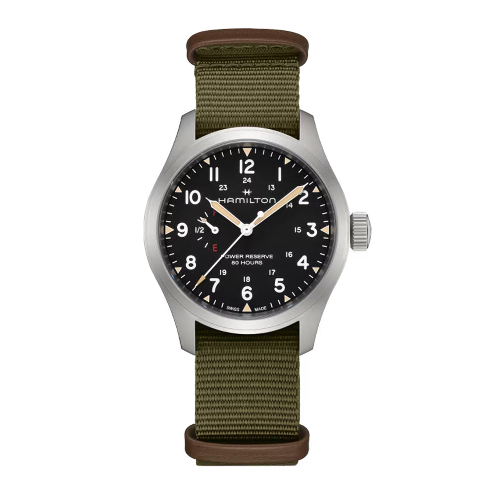 カーキ フィールド メカ パワーリザーブ 40mm 手巻き H69509930