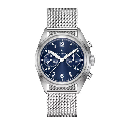 カーキ アビエーション パイロット パイオニア メカニカル クロノグラフ 40mm 自動巻き H76409140