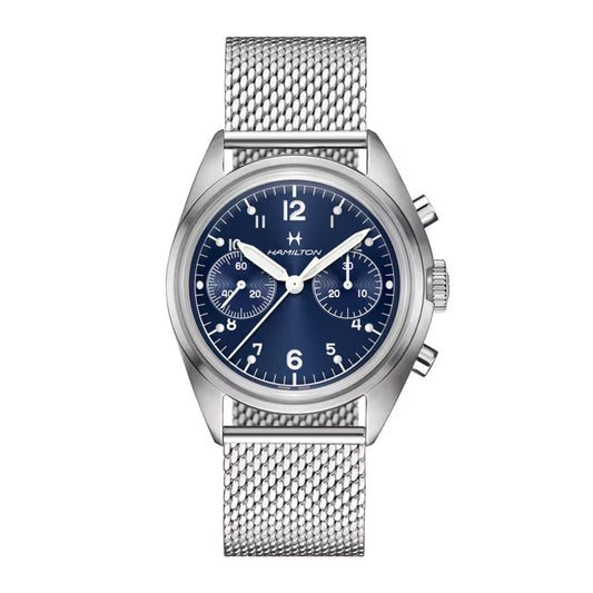 カーキ アビエーション パイロット パイオニア メカニカル クロノグラフ 40mm 自動巻き H76409140