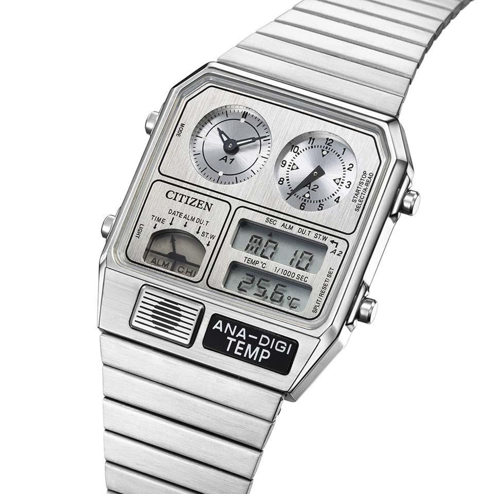 限定500本 レコードレーベル メタリック アナデジテンプ クオーツ JG2101-51H シチズン