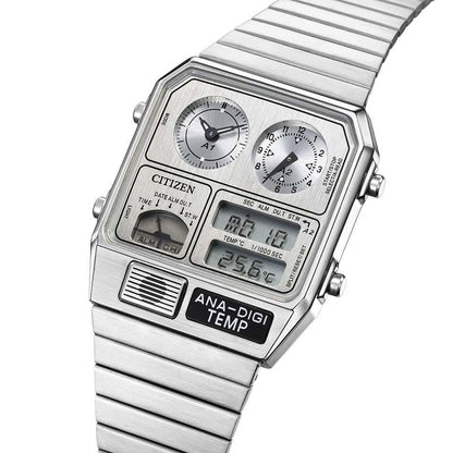 限定500本 レコードレーベル メタリック アナデジテンプ クオーツ JG2101-51H シチズン