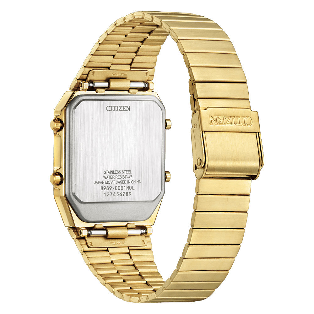 限定400本 レコードレーベル メタリック アナデジテンプ クオーツ JG2103-56P シチズン