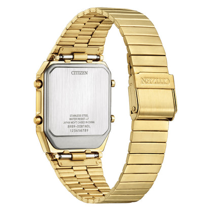 限定400本 レコードレーベル メタリック アナデジテンプ クオーツ JG2103-56P シチズン