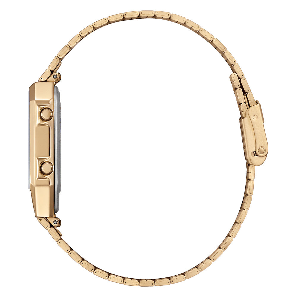 限定300本 レコードレーベル メタリック アナデジテンプ クオーツ JG2104-53R シチズン