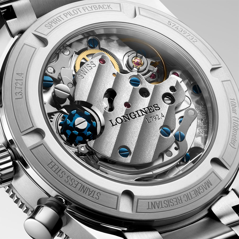 ロンジン スピリット パイロット フライバック 手巻き 39.5mm L3.721.4
