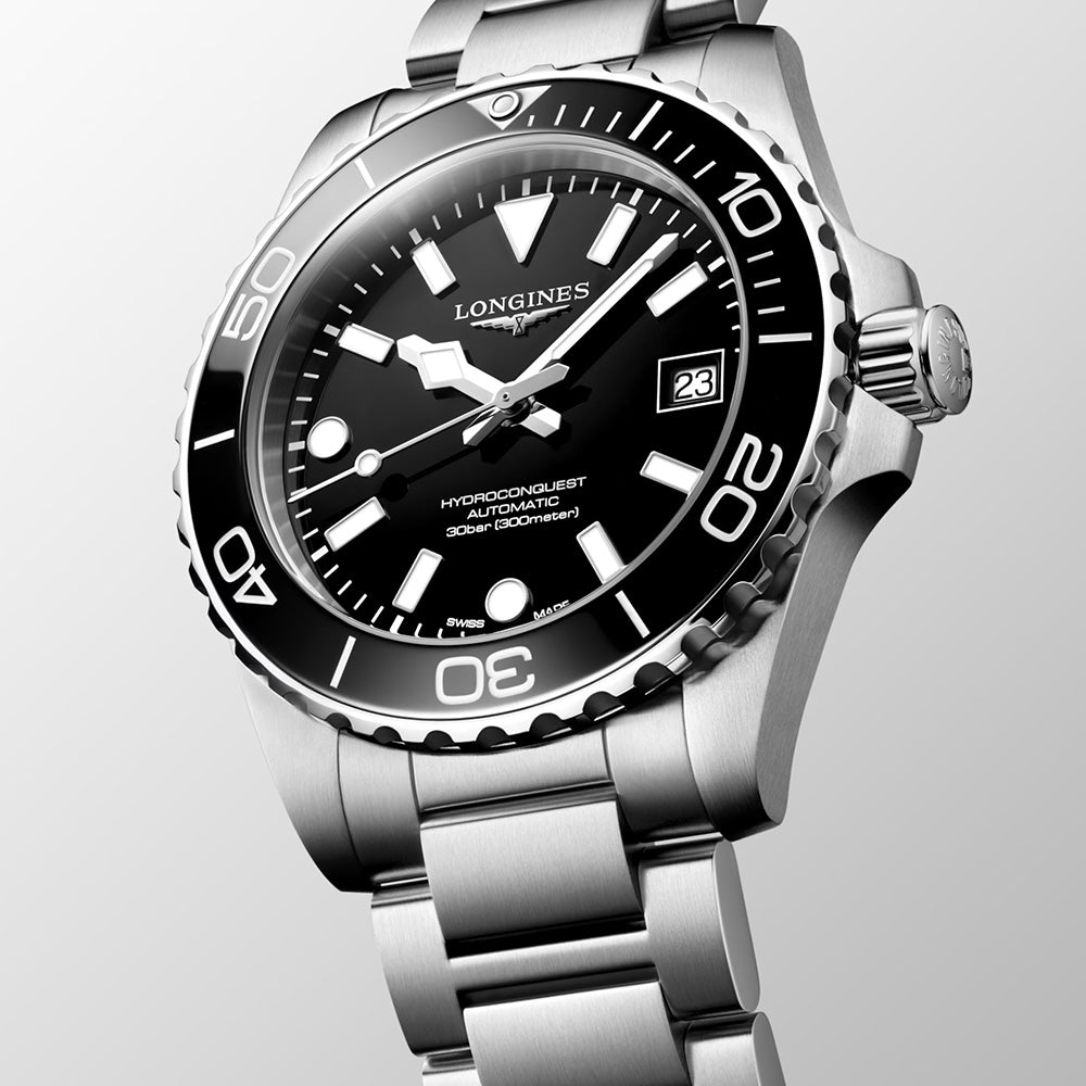 ロンジン ハイドロコンクエスト 39mm 自動巻 L3.779.4.56.6 – THREEC WEB