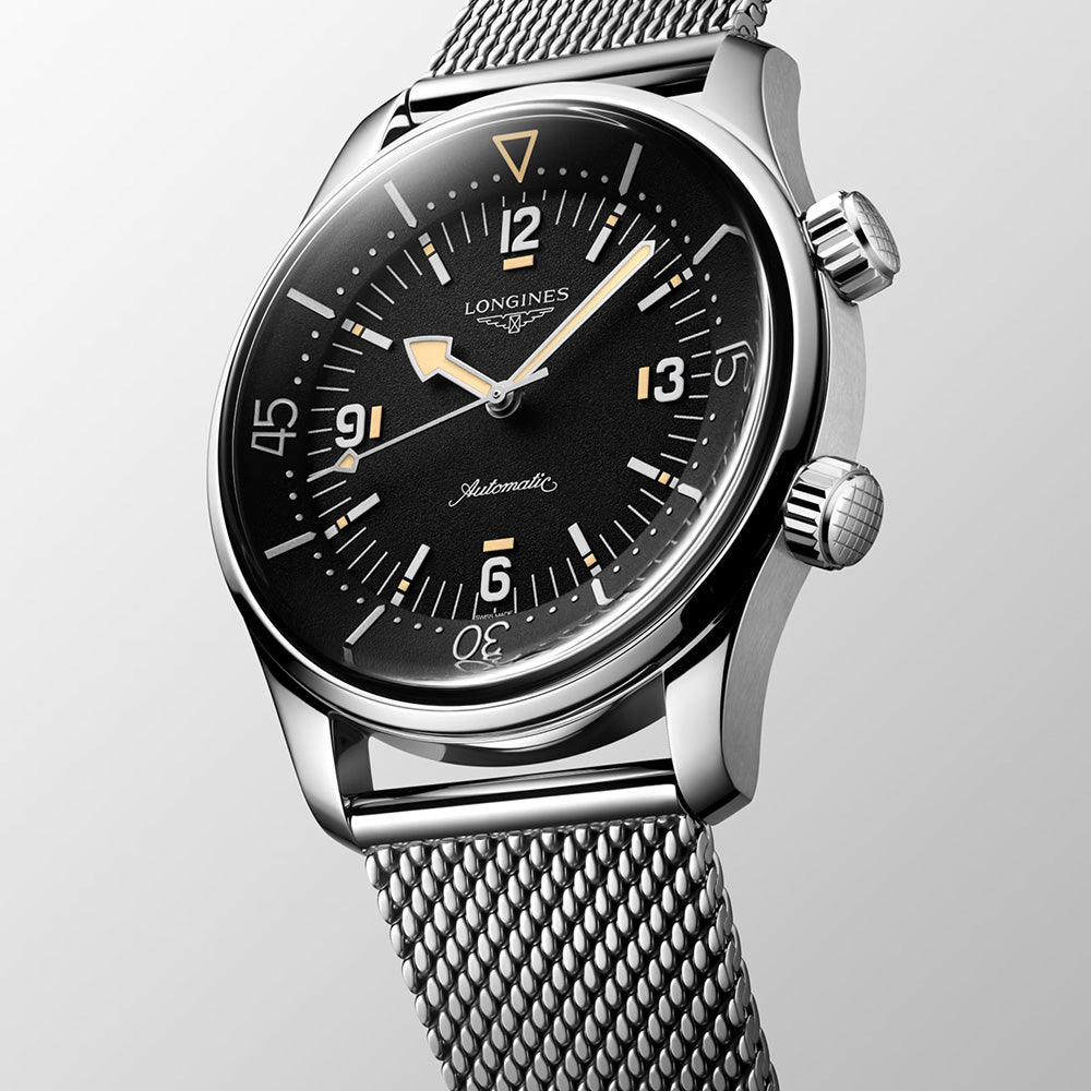 ロンジン レジェンドダイバー 59 42mm 自動巻 L3.795.4.59.9 – THREEC WEB