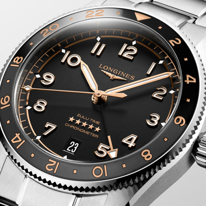 ロンジン スピリット ZULU TIME 自動巻 39MM L3.802.4.50.6